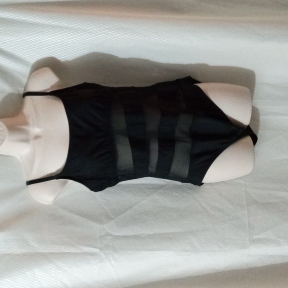 Shade & Shore 1 Piece Swimwear size L Black Pre-owned - Picture 1 of 10
